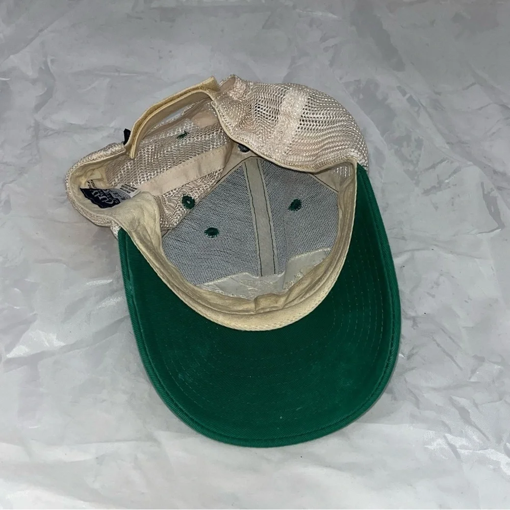 Ouray Crested Butte Angler Fly Fishing Green & Cream Trucker Hat